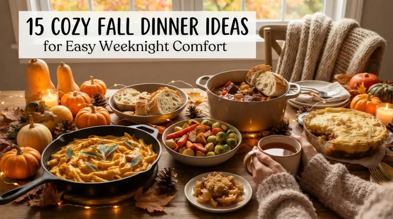 15 Cozy Fall Dinner Ideas for Easy Weeknight Comfort