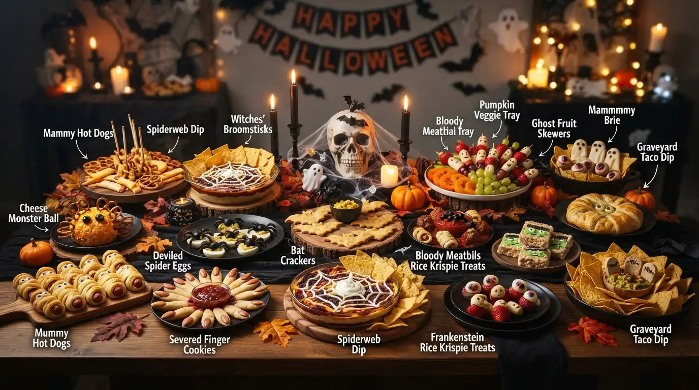 15 Halloween Appetizers That Will Make Your Party Extra Spooky