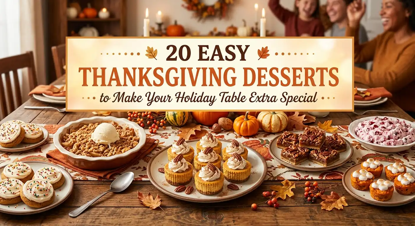 20 Easy Thanksgiving Desserts to Make Your Holiday Table Extra Special