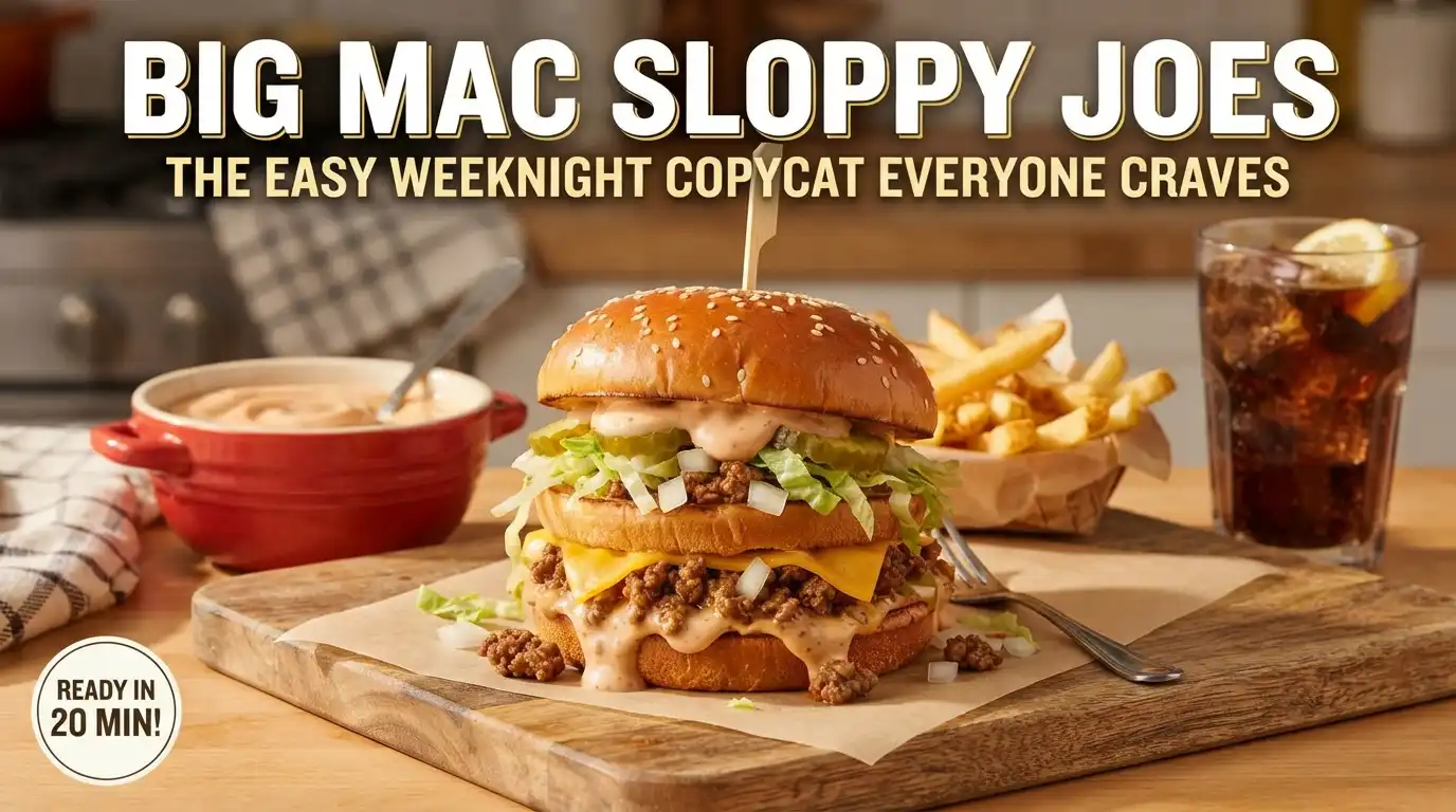 Big Mac Sloppy Joes The Easy Weeknight Copycat Everyone Craves
