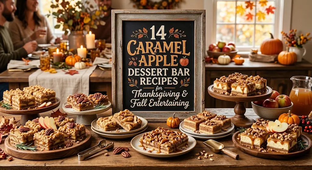 14 Caramel Apple Dessert Bar Recipes for Thanksgiving and Fall Entertaining