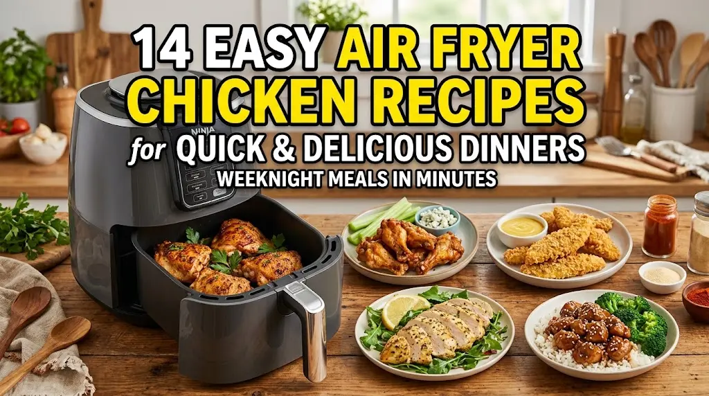 14 Easy Air Fryer Chicken Recipes for Quick and Delicious Dinners