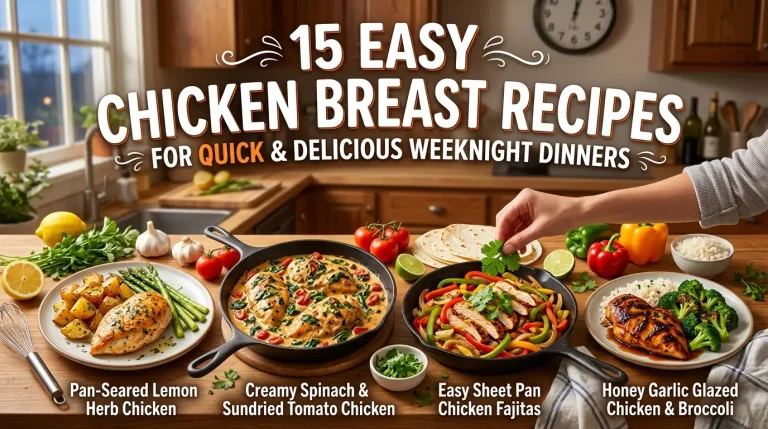 15 Easy Chicken Breast Recipes for Quick and Delicious Weeknight Dinners