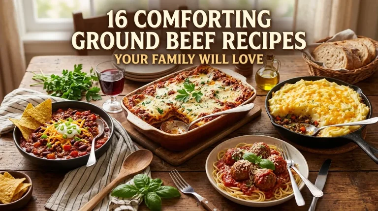 16 Comforting Ground Beef Recipes Your Family Will Love