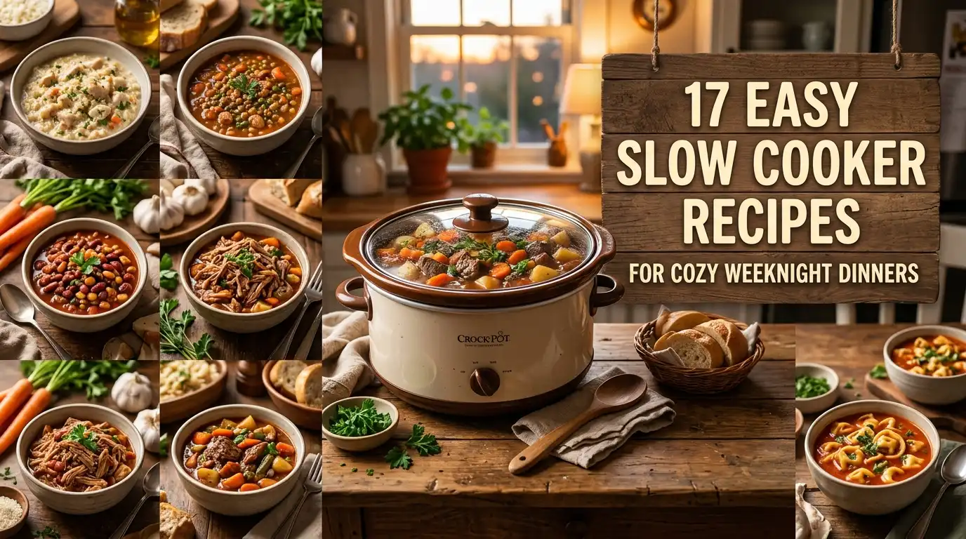 17 Easy Slow Cooker Recipes for Cozy Weeknight Dinners