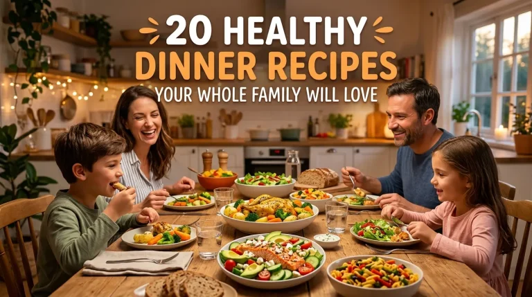 20 Healthy Dinner Recipes Your Whole Family Will Love
